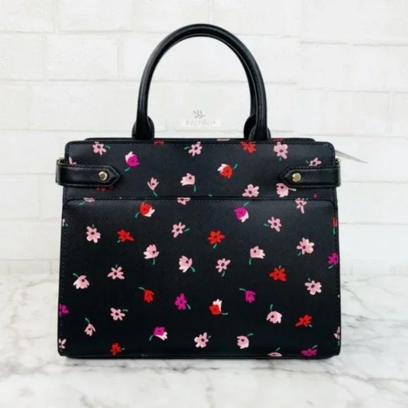 Kate Spade Ditsy Buds Floral Medium Satchel Crossbody - Picture 2 of 8